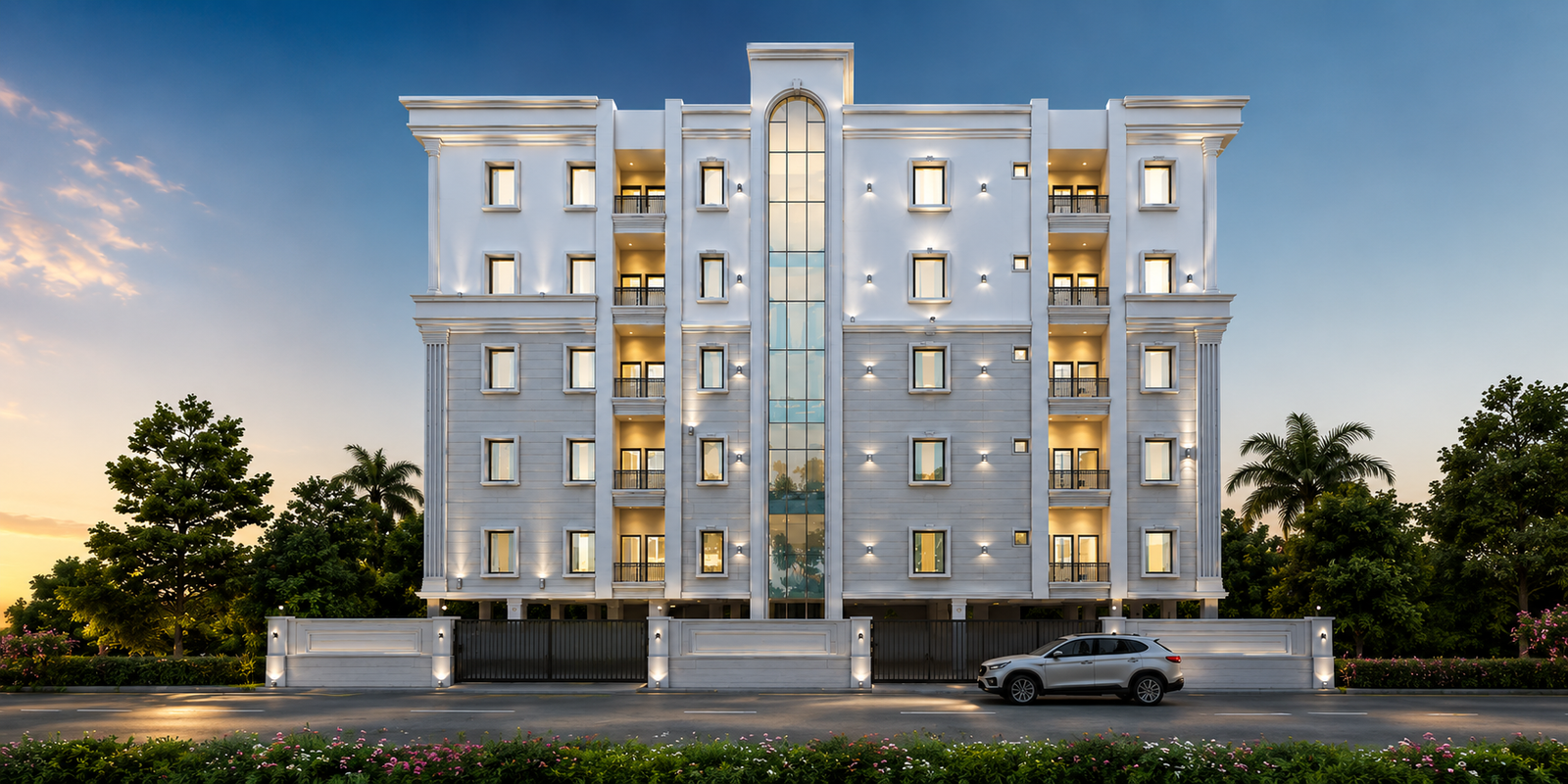 Hanu Towers Building Exterior