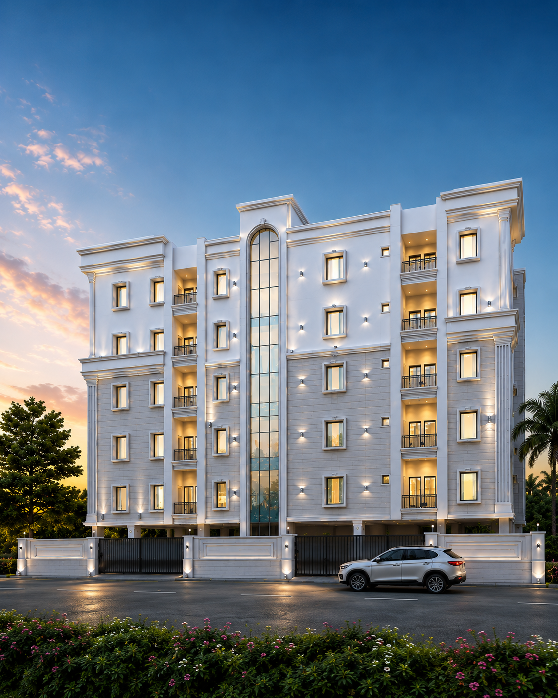 Hanu Towers Exterior View